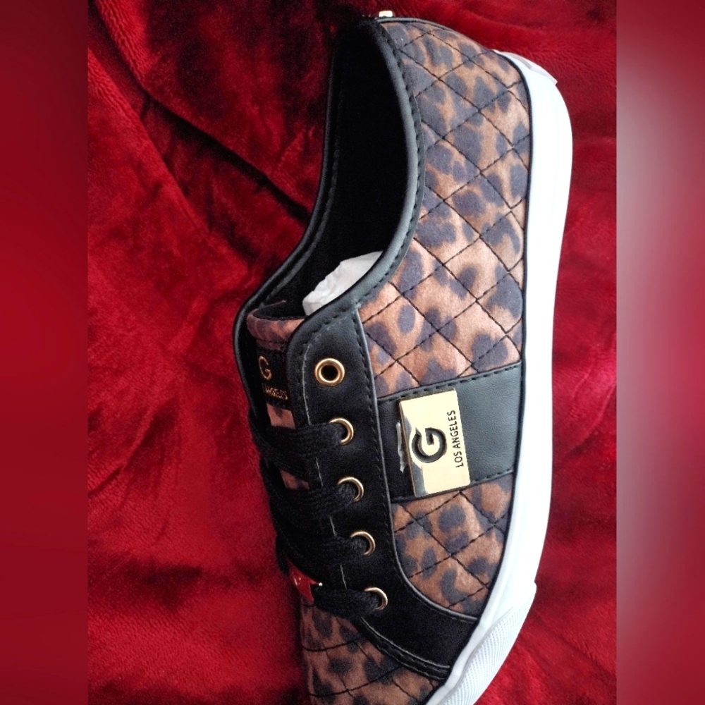 G by Guess Backer10 Los Angeles Leopard in Size 8 M - Picture 2 of 9